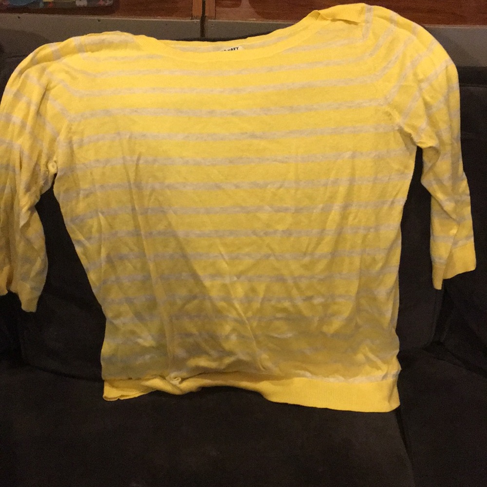 Yellow sweater